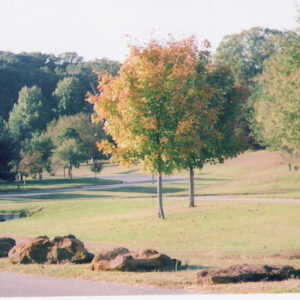 photo View from the road leading to the playground and pavilions - Taken on October 9, 2010 by Pam Biddlecomb
