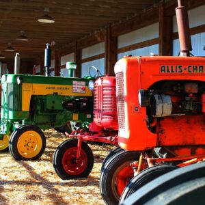 photo Tractors - taken in December by Jeff Kozub