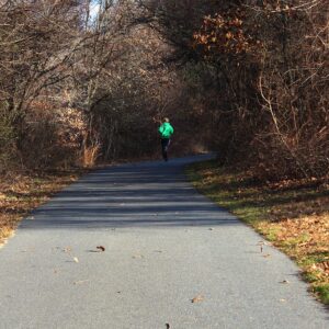 photo Winter Jogger - taken in December by Chuck Kozub