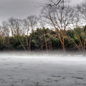 photo Ice Fog - Taken at Kinder Pond on  March 11, 2015 by Terry Niec