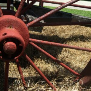 photo Wagon Wheel - Taken in the the farm complex on July 21, 2016 by Mykenna Magnusen