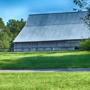 photo North Side of Tobacco Barn Museum - Taken on August 20, 2017 between Playground and Tobacco Farm Museum by Mark Laster