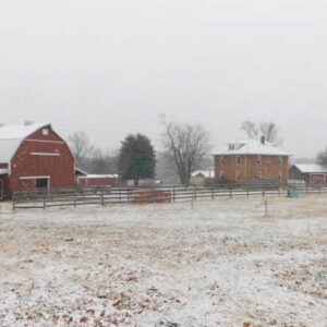 photo Winter Scene of Farm - Taken on December 9 2017. From the WWII House yard by Bill Hassell