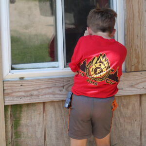 photo Counting the Rabbits - Taken at the rabbit hutch on June 24, 2019 by Mirjam Spaar