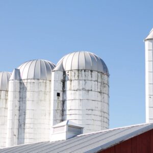 photo Sentry Silos - Taken on a cool winter day from near the Icehouse, on February 22, 2020 by Rachel Kramer