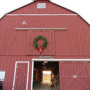 photo Barn at Christmas - Taken on December 2, 2021 by Karen Schoenhaar