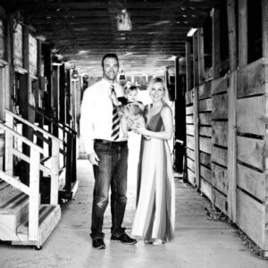 photo Barn Family Portrait - Taken at the pig and sheep barn on October 3, 2021 by Crysty Sharpe