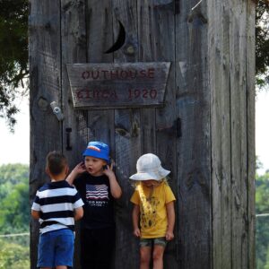 photo Deep Conversation - Taken by the outhouse on September 20, 2021 by Kelly M. Hilton