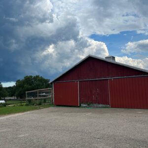 photo Trouble Brewing - Taken in the late afternoon looking south toward the sports fields on August 30, 2022 by Elizabeth Hoy