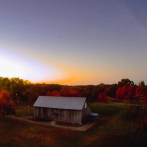 photo Drone on the Farm - Taken at 6:30 PM on October 27,2022 by Clyde Hicks