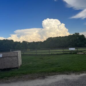 photo Chimney Cloud - Taken in the late afternoon looking east over the sheep field on August 5, 2022 by Paul Hoy