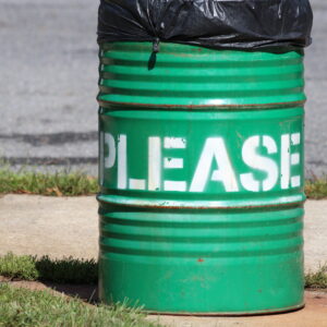 photo Please Don't Litter - Taken near the playground on September 27, 2023 by Connor Hedetniemi