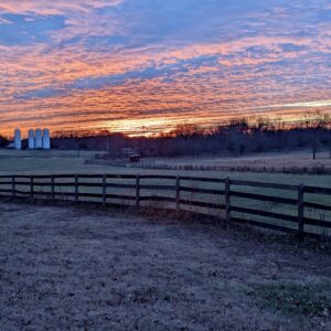 photo Winter Farm Pastures at Sunrise - Taken from the Blackberry trail on December 8, 2024. by Eric Larsen