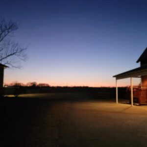 photo Silent Night - Kinder Farm Park just after dusk on February 7, 2025, after chores are done and all animals are tucked in for the night. by Gavin Carlin